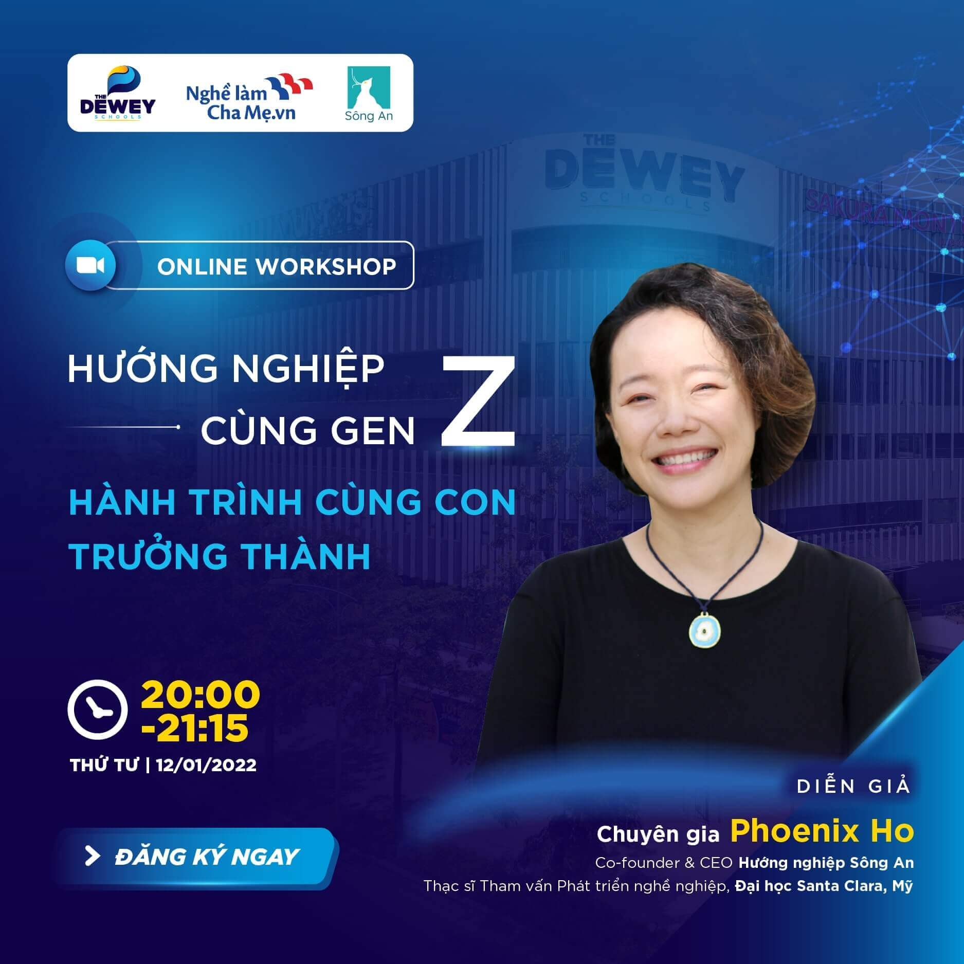 Online workshop “Hướng nghiệp cùng Gen Z – Hành trình cùng con trưởng thành”