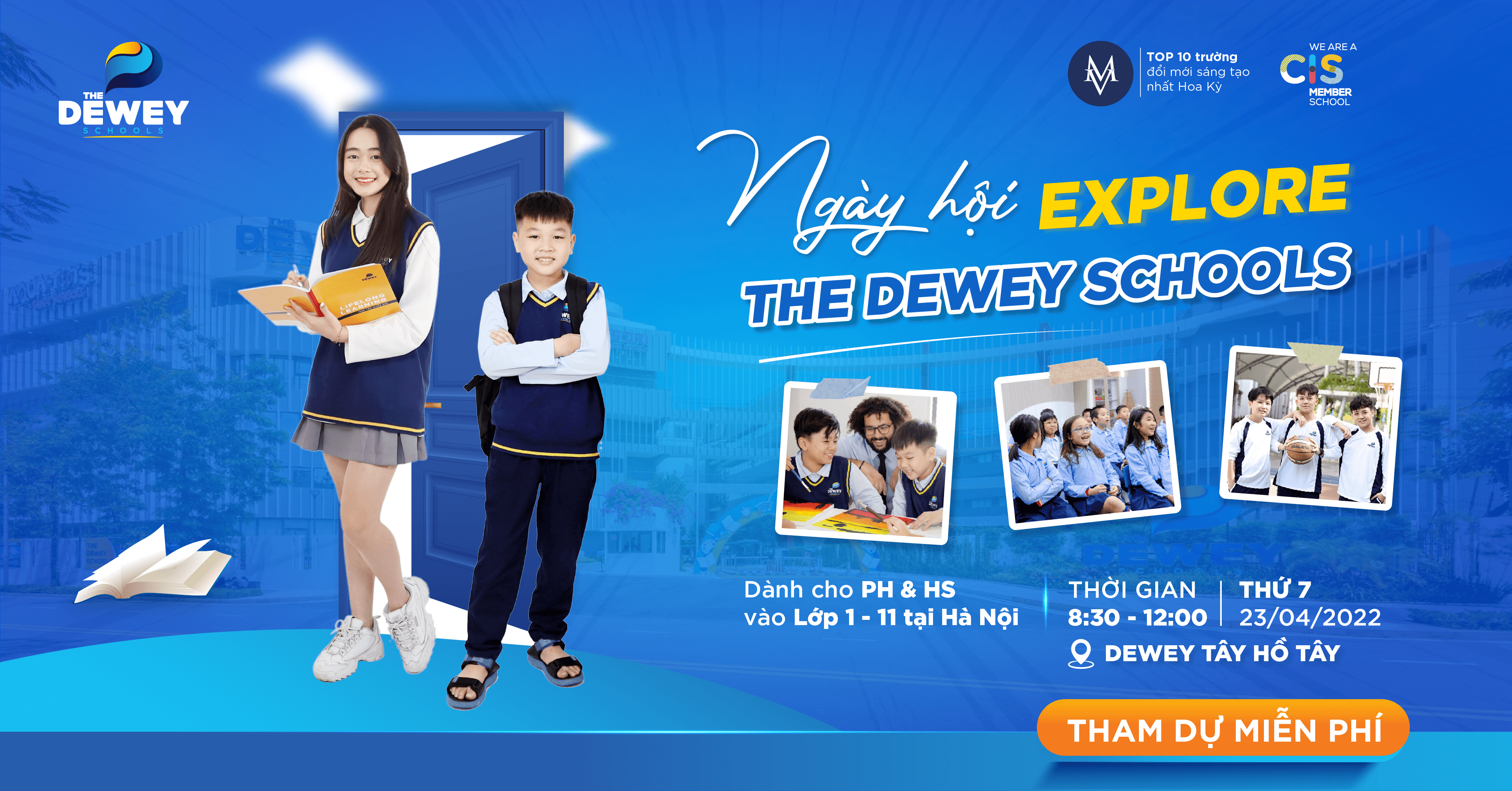 An only chance to try learning like US Students on our Explore Day at The Dewey Schools